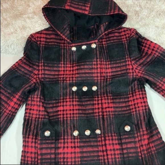 Alexander Wang Runway Buffalo Check Plaid Coat S - Picture 2 of 8
